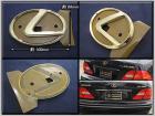 【LEXUS LS430】レクサス24金エンブレムLマーク　01-03ｙ