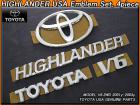 【Highlander】ハイランダーV6・2WDエンブレム4点　01-03ｙ